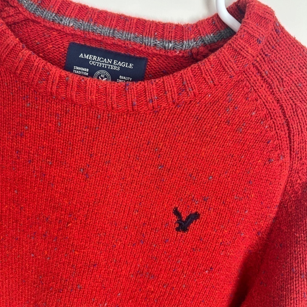 Vintage red and navy American eagle outfitters sweater small - Picture 2 of 5